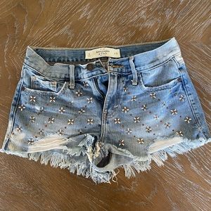Jean gem shorts